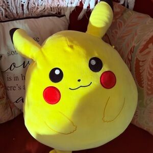 Yellow Pikachu Stuffed Animal Plush Toy